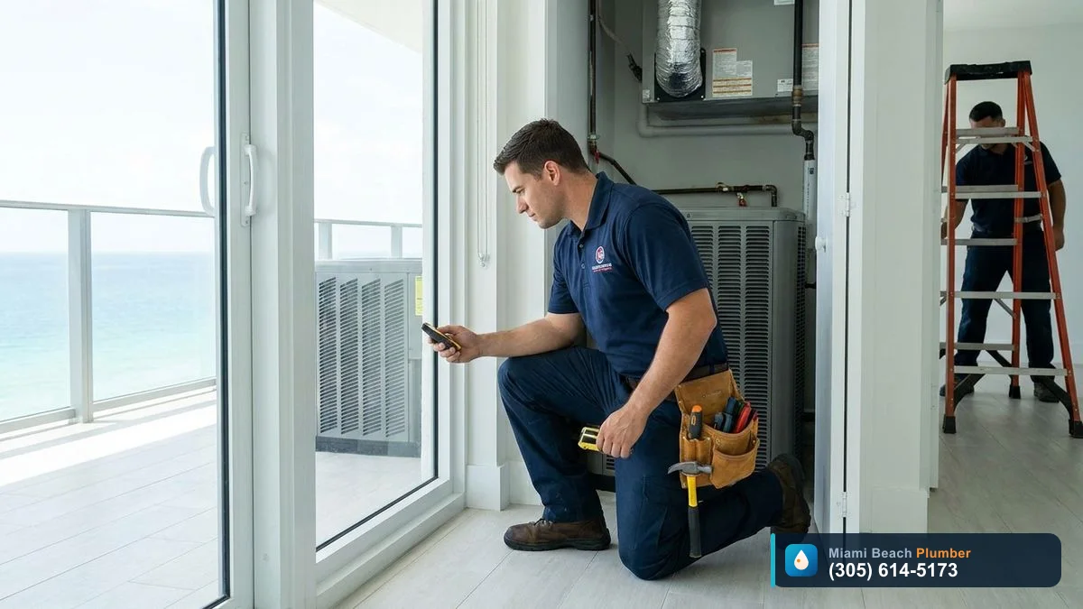 Condo, Home & Commercial AC, Air Conditioning in Miami Beach by Miami Beach Plumber, call (305) 614-5173