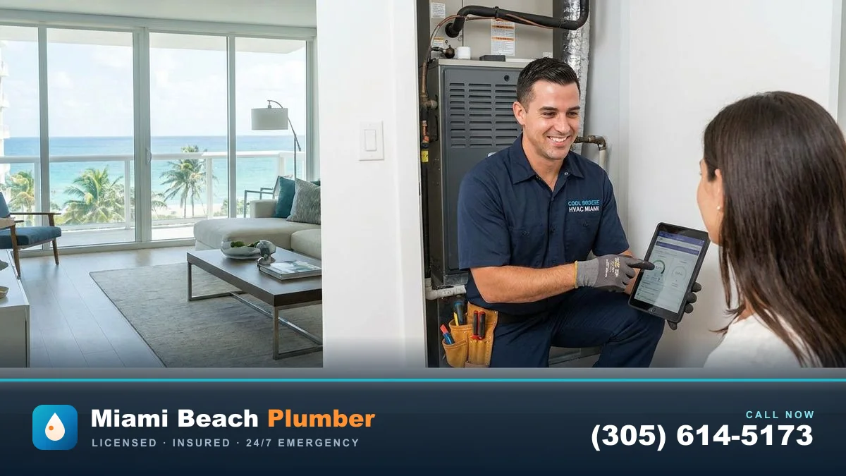 Why Is My AC Not Cooling or Blowing Warm Air? in Miami by Miami Beach Plumber — call (305) 614-5173