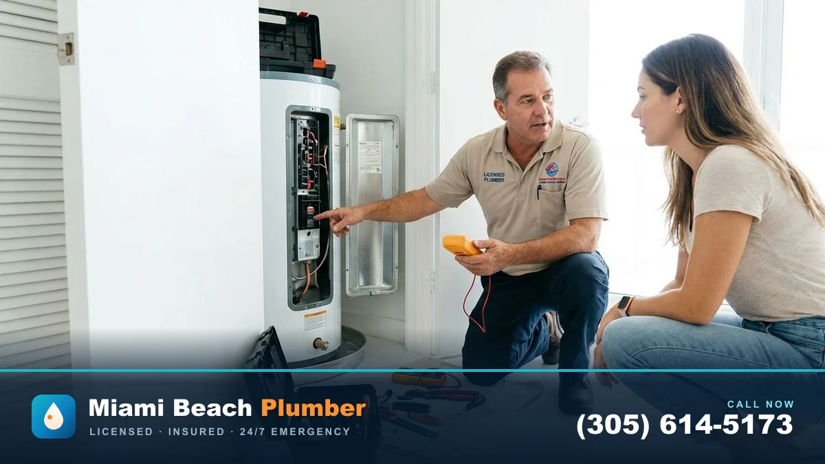 No Hot Water in the House? How to Troubleshoot It in Miami by Miami Beach Plumber — call (305) 614-5173