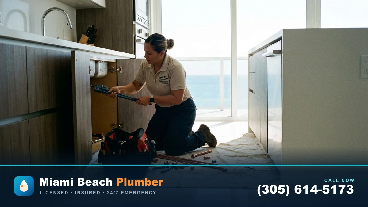 Condo Plumbing in Miami Beach by Miami Beach Plumber — call (305) 614-5173