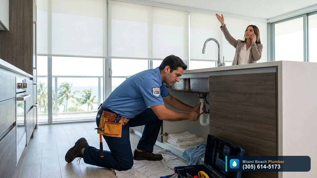 Emergency Response for Units & Buildings, Condo Plumbing in Miami Beach by Miami Beach Plumber, call (305) 614-5173