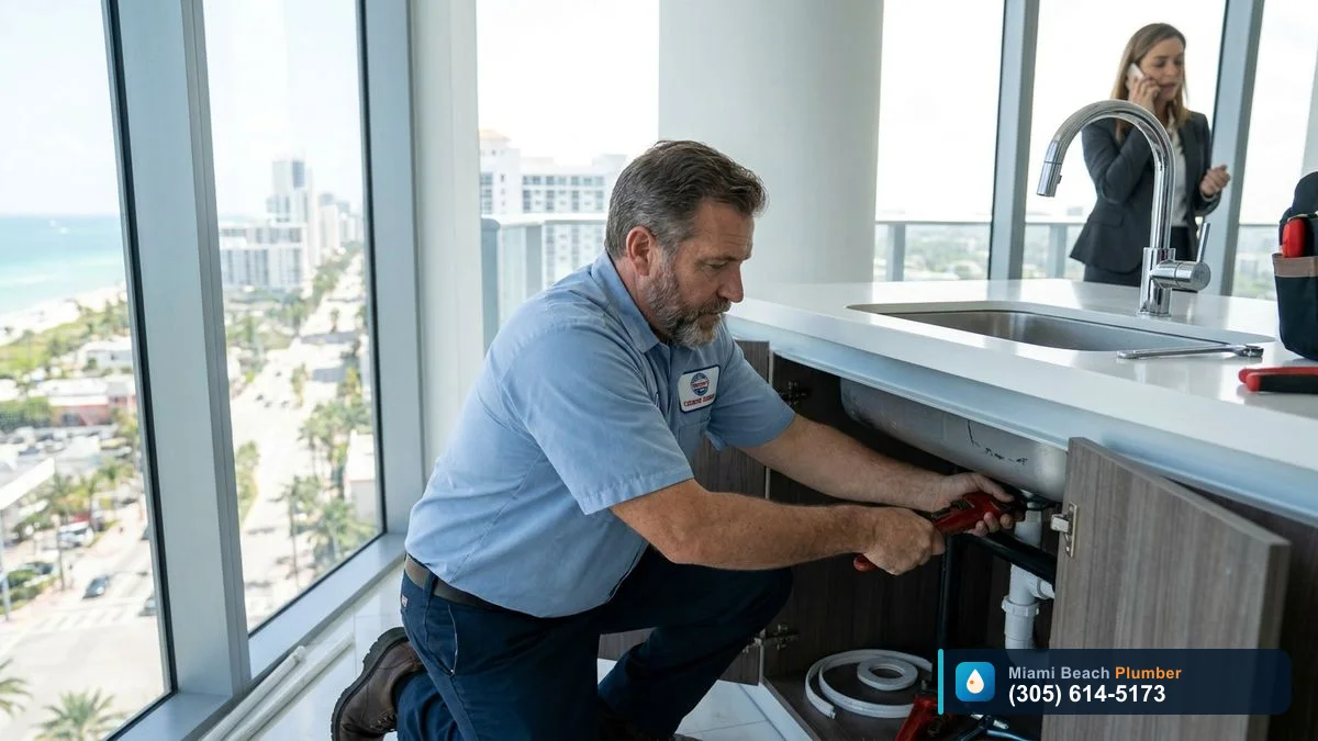 Hotels, Restaurants & Vacation Rentals, Plumbing in South Beach by Miami Beach Plumber, call (305) 614-5173